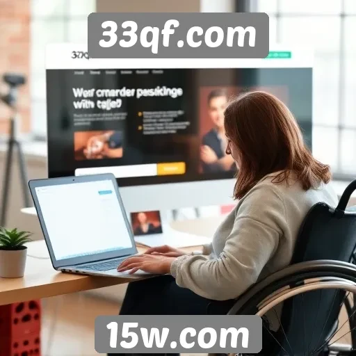 Acessibilidade e interface do 33qf.com