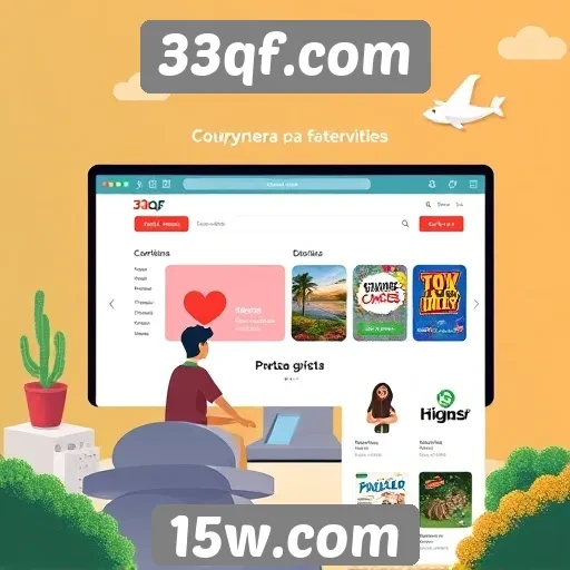 Plataforma 33qf.com se destaca pelo design intuitivo